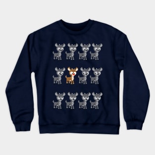 Magical Unique Reindeer Crewneck Sweatshirt